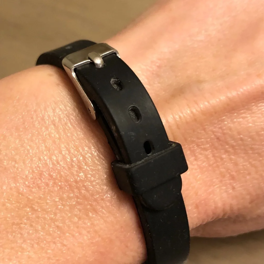Silver Tone and Black Men’s Jesus Cross Bracelet